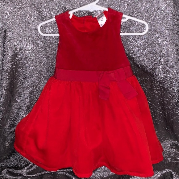 12-18M Red Holiday Dress - Picture 1 of 2